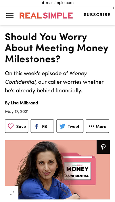 Paula Pant featured on real simple