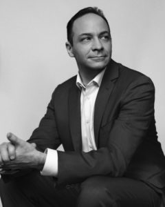 Dr. Ron Friedman black and white photo taken by James Bogue